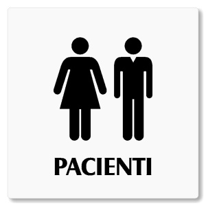 WC pacienti, 80x80mm, bílá, Nevada